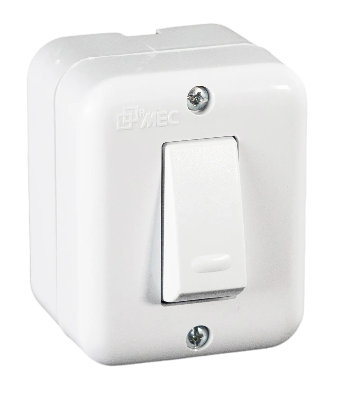 INTERRUPTOR SOBREPUESTO SIMPLE 9/24  10A-250V MEC BLANCO 1