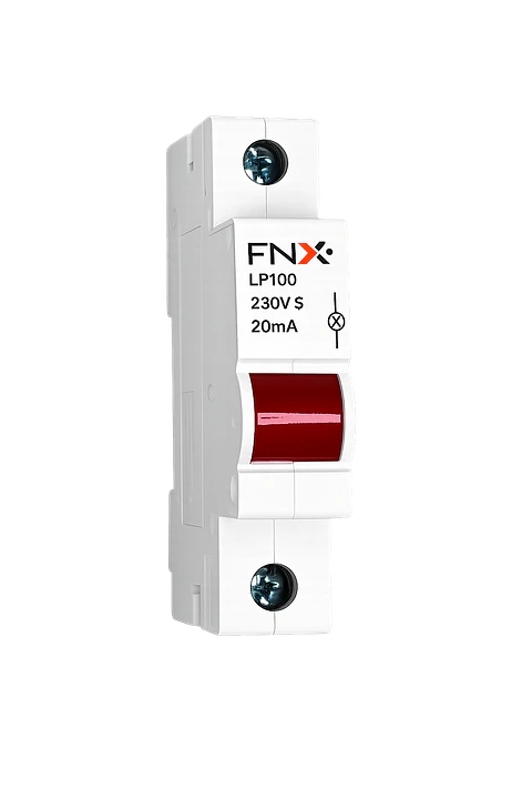 LUZ PILOTO A RIEL DIN ROJA FNX 
