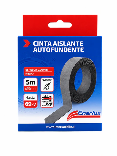 CINTA DE GOMA ENERLUX 19MMX5MX0.76MM