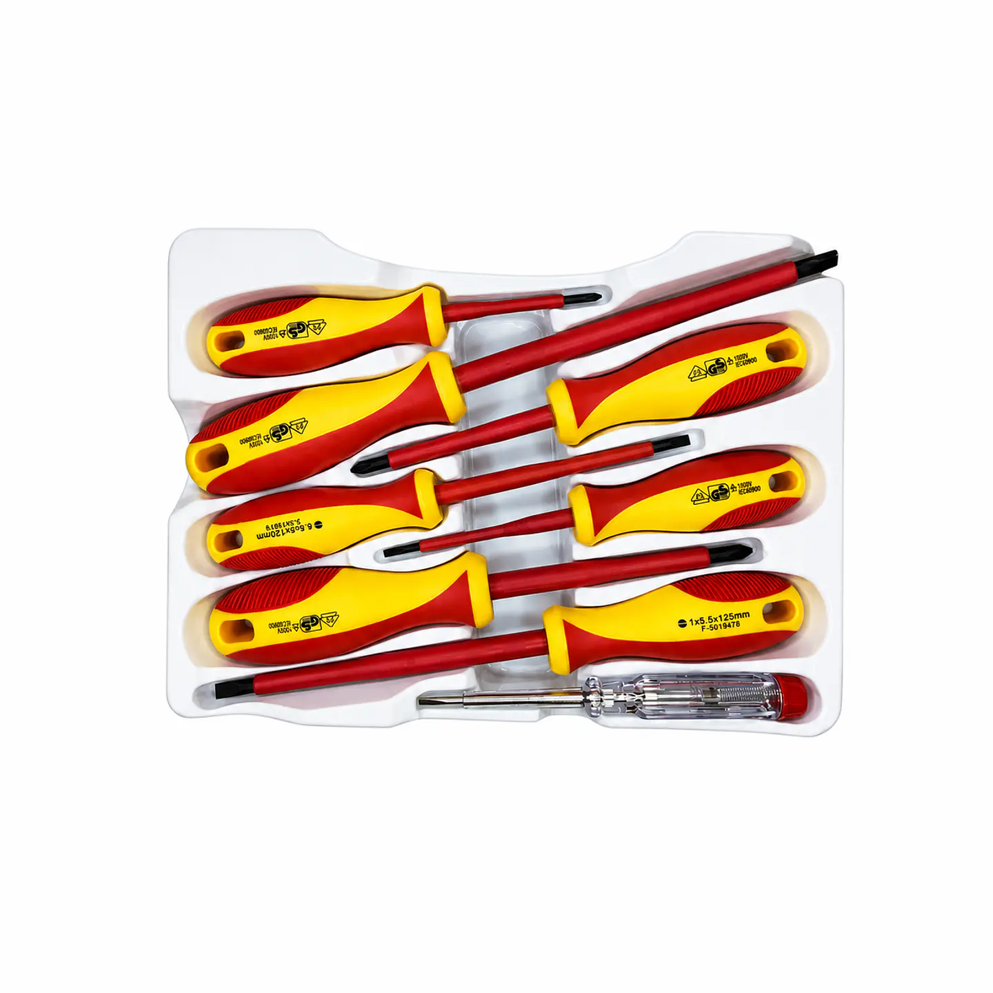 JUEGO DE DESTORNILLADORES AISLADOS 1000V ENERLUX REF-399 1