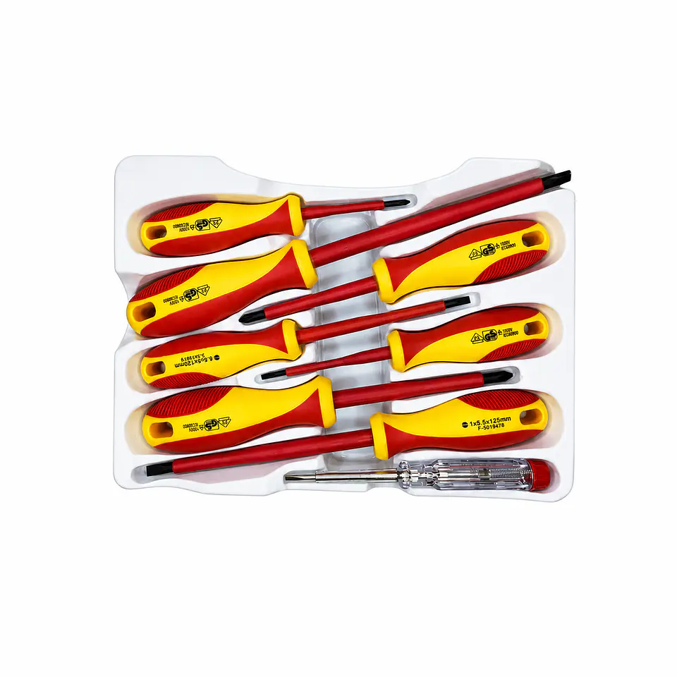 JUEGO DE DESTORNILLADORES AISLADOS 1000V ENERLUX REF-399 1
