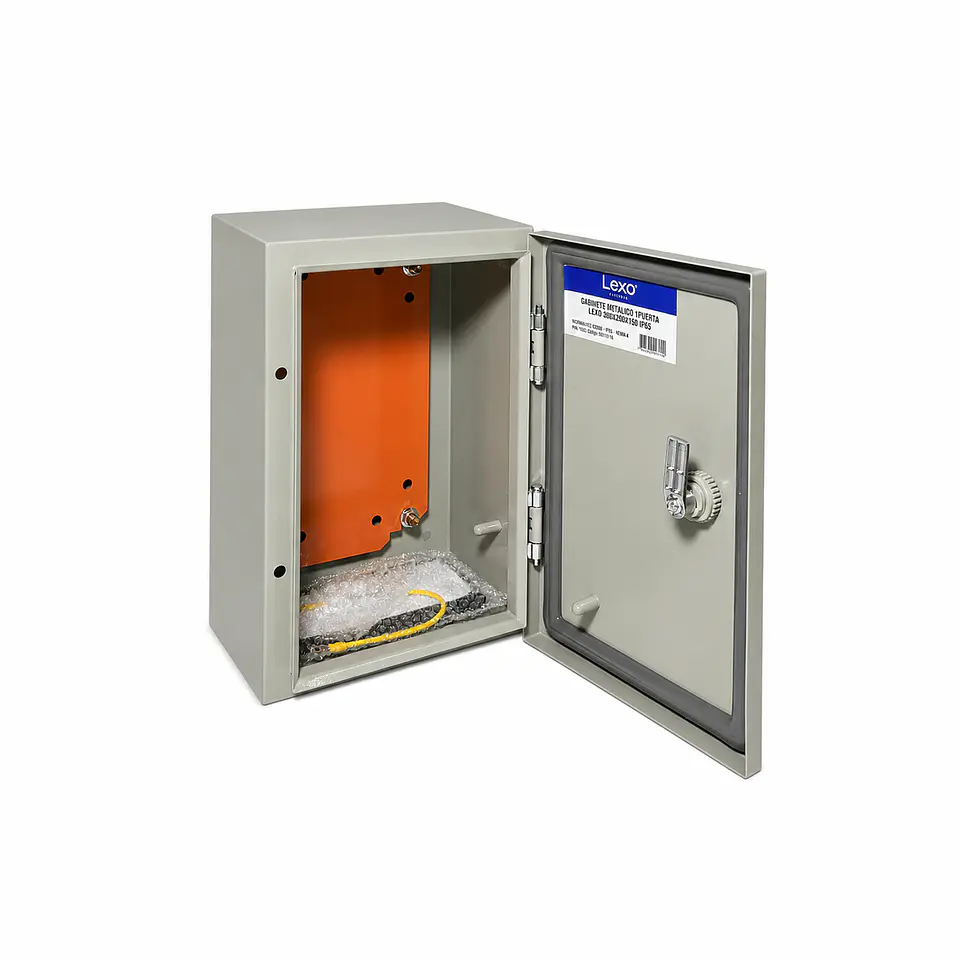 CAJA METALICA 300 X 200 X 150 MM S/CHASIS IP65 S/PUERTA INT. 1