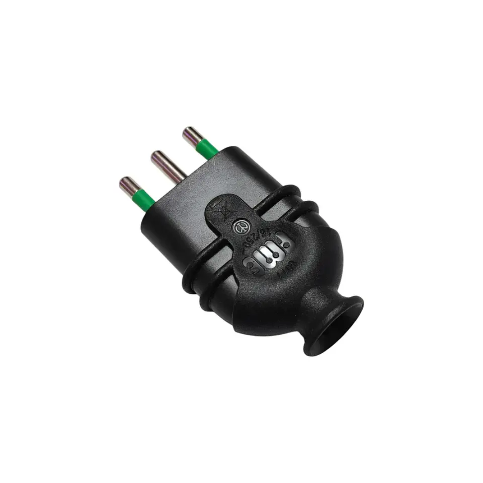 ENCHUFE MACHO VOLANTE 2P+T 16A 250V FANTON 1