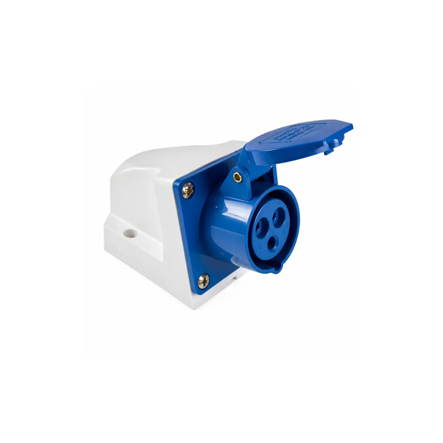 ENCHUFE HEMBRA INDUSTRIAL S/P 16A 2P+T 250V ENERLUX 3 PUERTOS 1