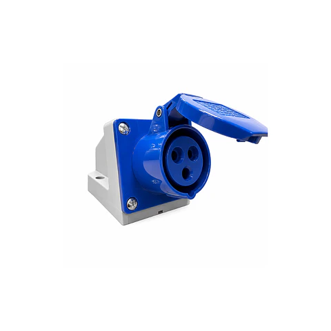 ENCHUFE HEMBRA INDUSTRIAL S/P 32A 2P+T 250V ENERLUX 3 PUERTOS