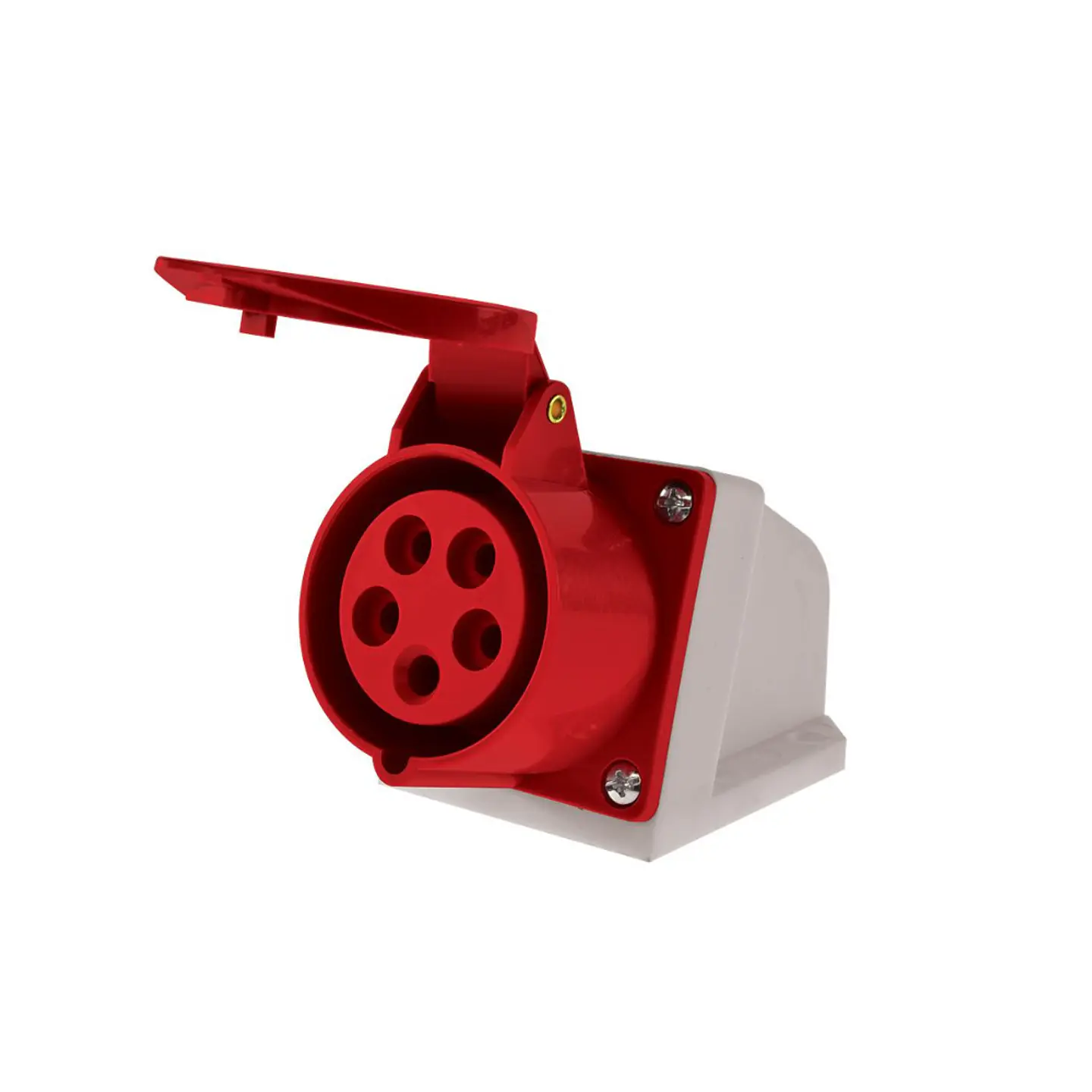 ENCHUFE HEMBRA INDUSTRIAL S/P 32A 3P+N+T 380V ENERLUX 5 PUERTOS 1