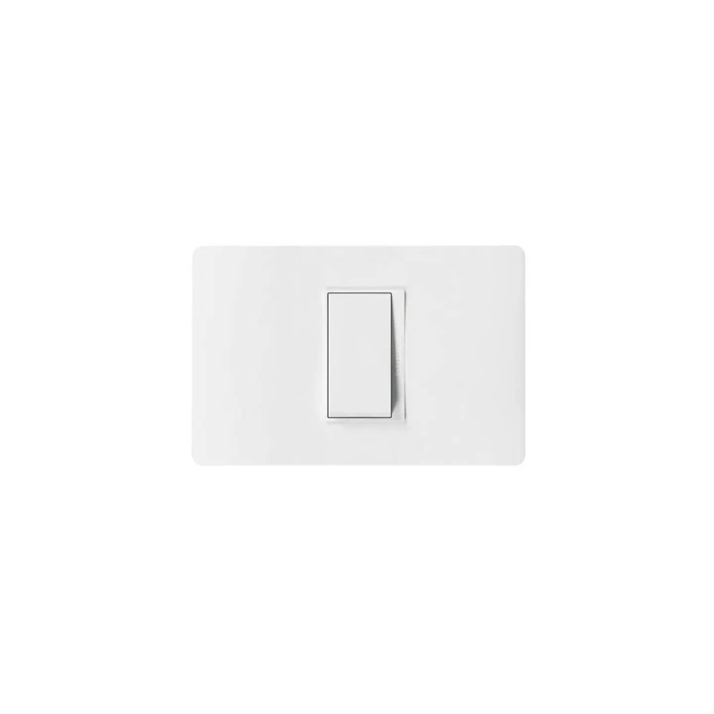 INTERRUPTOR SIMPLE 9/24 EMBUTIDO ARMADO LUZICA BLANCO 1