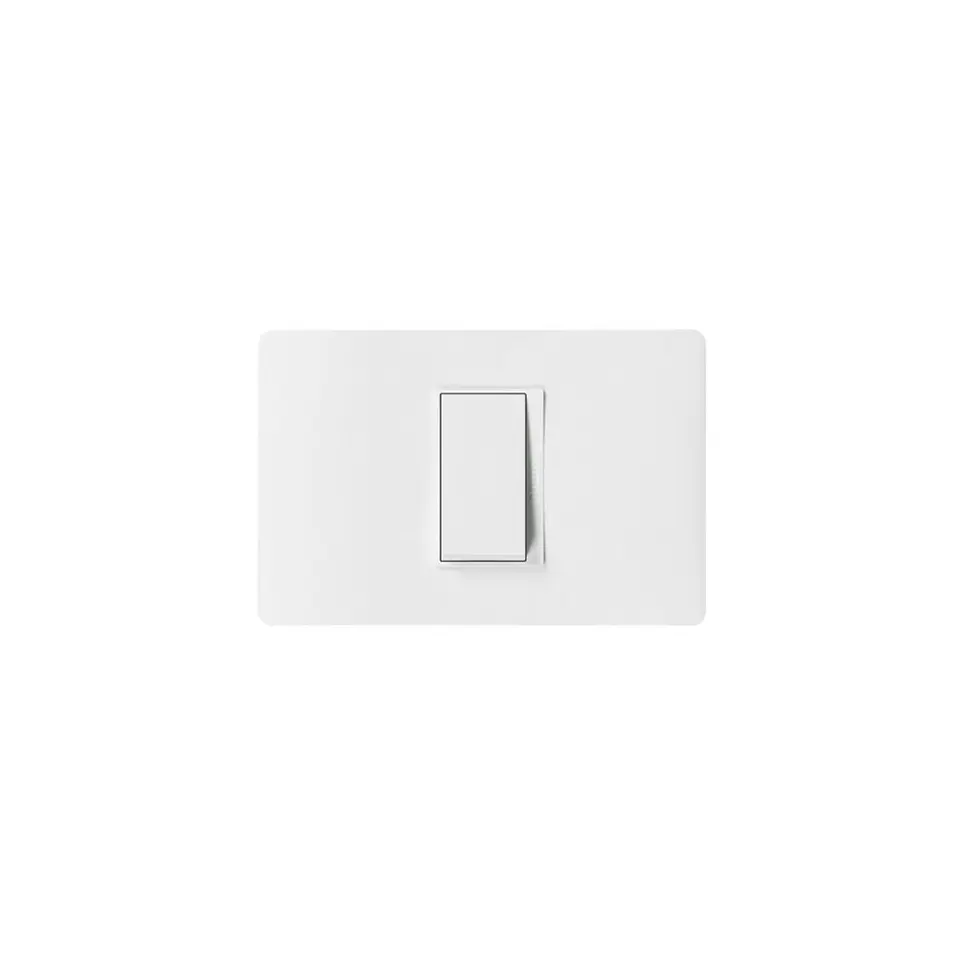 INTERRUPTOR SIMPLE 9/24 EMBUTIDO ARMADO LUZICA BLANCO 1