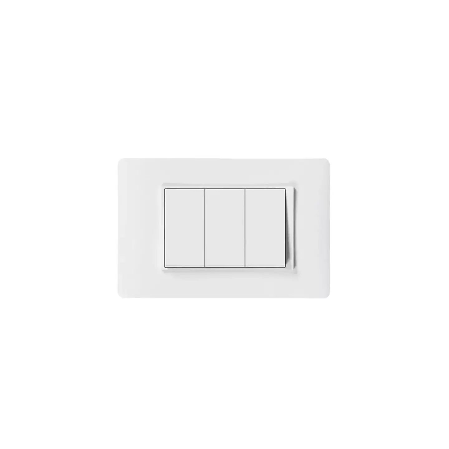 INTERRUPTOR TRIPLE 9/32 EMBUTIDO ARMADO LUZICA BLANCO 1