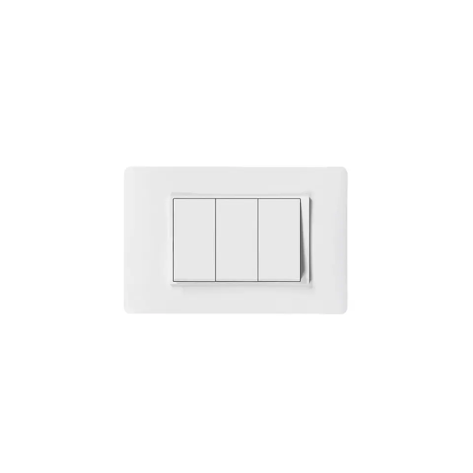 INTERRUPTOR TRIPLE 9/32 EMBUTIDO ARMADO LUZICA BLANCO 1