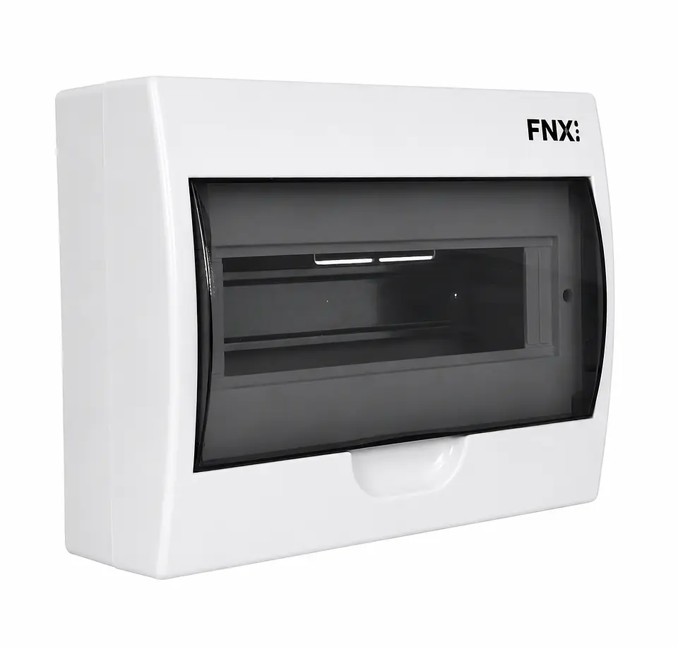TABLERO SOBREPUESTO 12 MODULOS L/HALOGENO P/TRANSPARENTE FNX 1