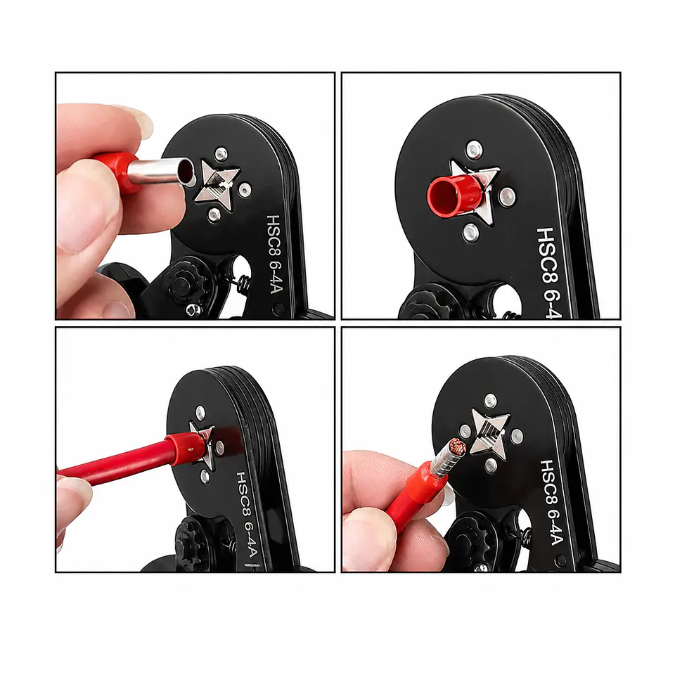CRIMPEADORA HSC8 6-4A PARA FERRULES 0.25-10MM2 2