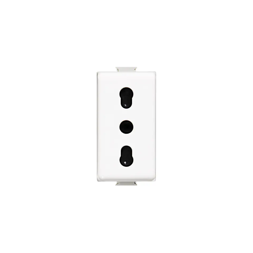 HEMBRA  MOD MATIX 10/16A 250V 2P+T BL BTICINO AM5180 1