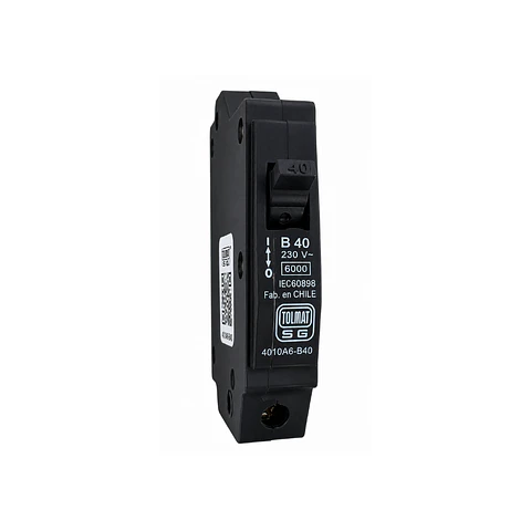 INTERRUPTOR AUTOMATICO 4001/A6 1X40A B NEGRO SAIME
