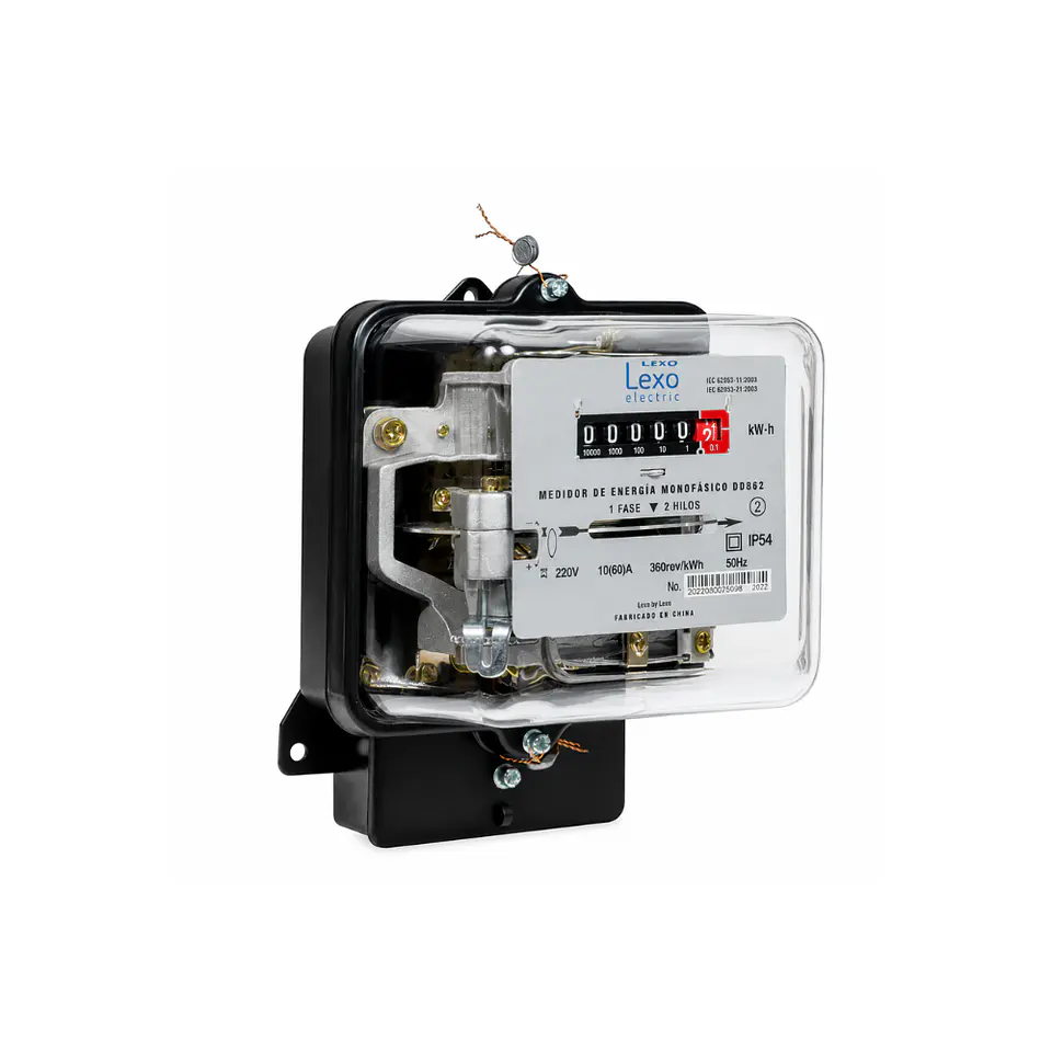 MEDIDOR MONOFASICO ELECTROMAGNETICO 10/60A LEXO 1