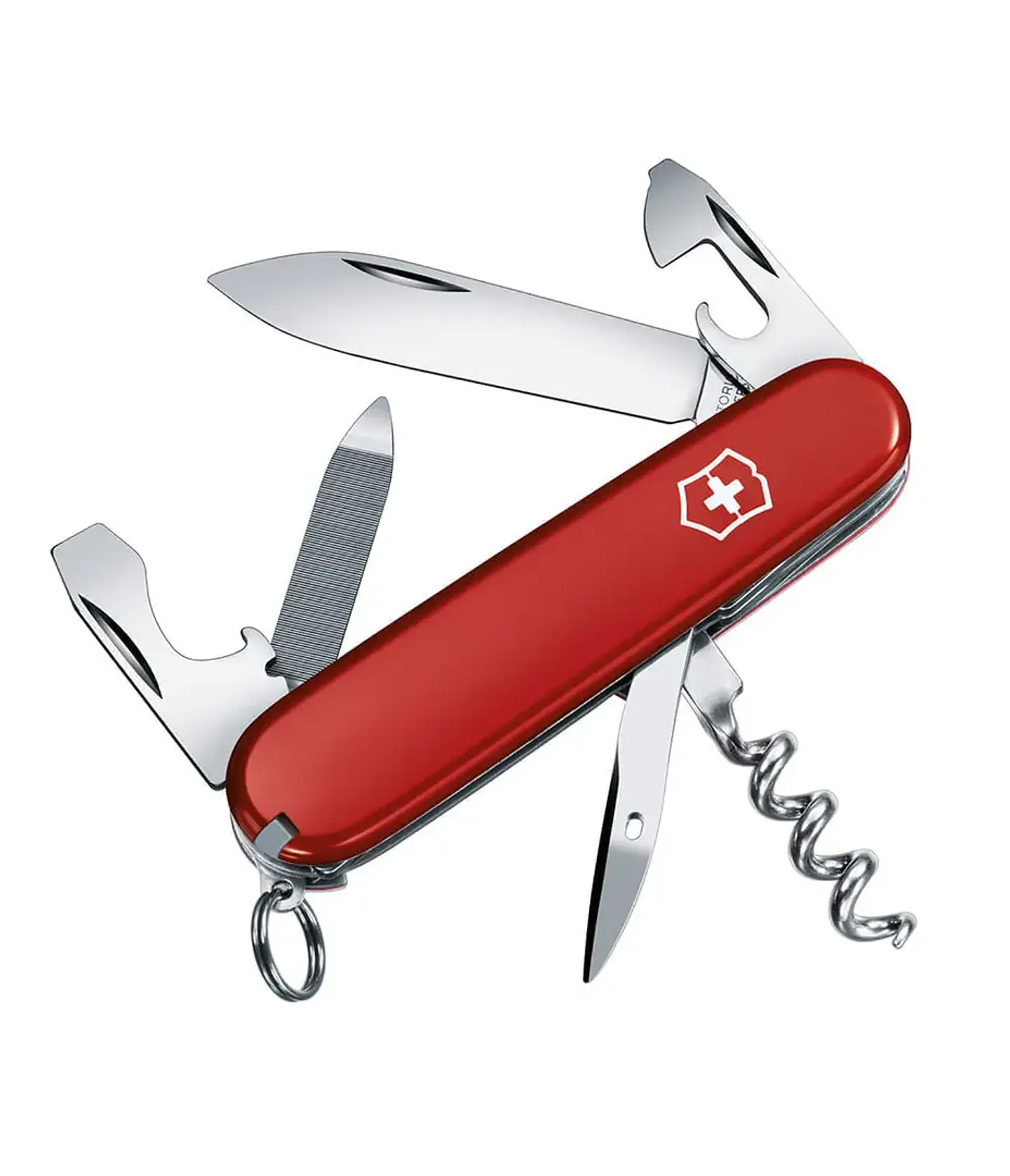 NAVAJA VICTORINOX SPORTMAN COLOR ROJO C/ANILLA 1