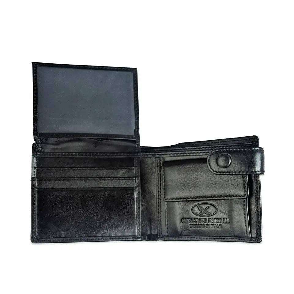 BILLETERA PAOLO 678 NEGRO GINO RODINIS 1