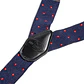 SUSPENSOR AZUL A RAYAS CON PUNTOS ROJOS SP004 - Miniatura 3