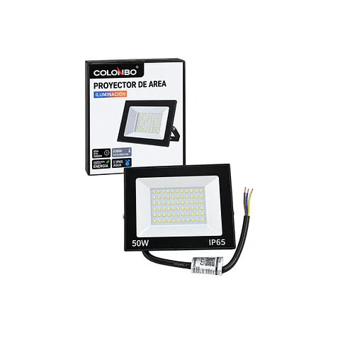 PROYECTOR DE AREA LED 50W 6500K 4500LM IP65 COLOMBO