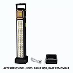 Lampara de Emergencia 48 led Solar USB