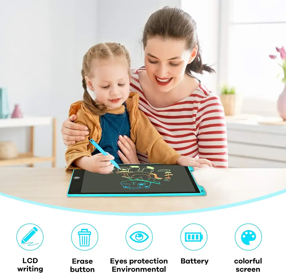 Pizarra Mágica Infantil Tableta de Dibujo LCD 2