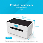 Impresora Térmica De Etiquetas Autoadhesivas Bluetooth /usb 