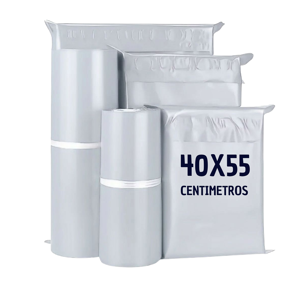 Bolsa Courier "Gris"  para Embalaje PACK 100 UNIDADES