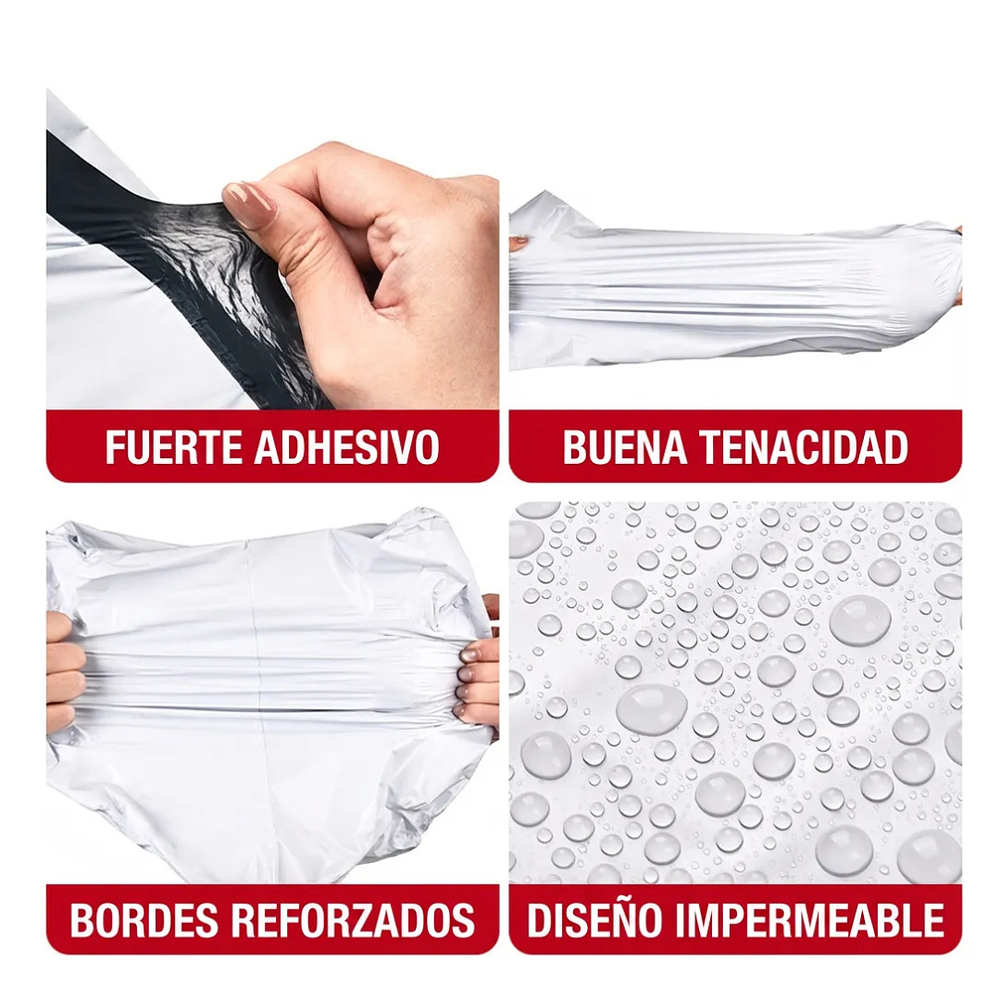 Bolsa Courier "Gris"  para Embalaje PACK 100 UNIDADES