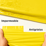 Bolsa Courier "Amarillo"  para Embalaje PACK 100 UNIDADES