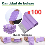 Bolsa Courier "Morado"  para Embalaje PACK 100 UNIDADES