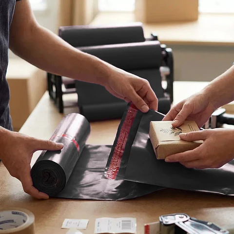 Bolsa Courier Negra  para Embalaje PACK 100 UNIDADES