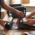 Bolsa Courier Negra  para Embalaje PACK 100 UNIDADES