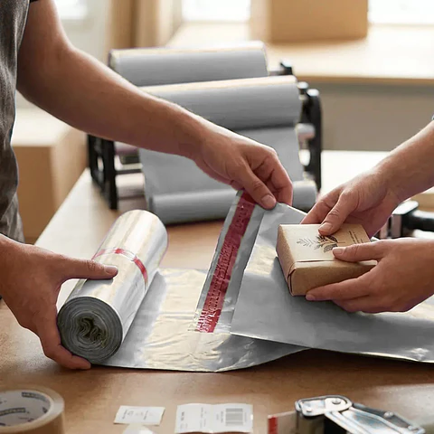 Bolsa Courier "Gris"  para Embalaje PACK 100 UNIDADES