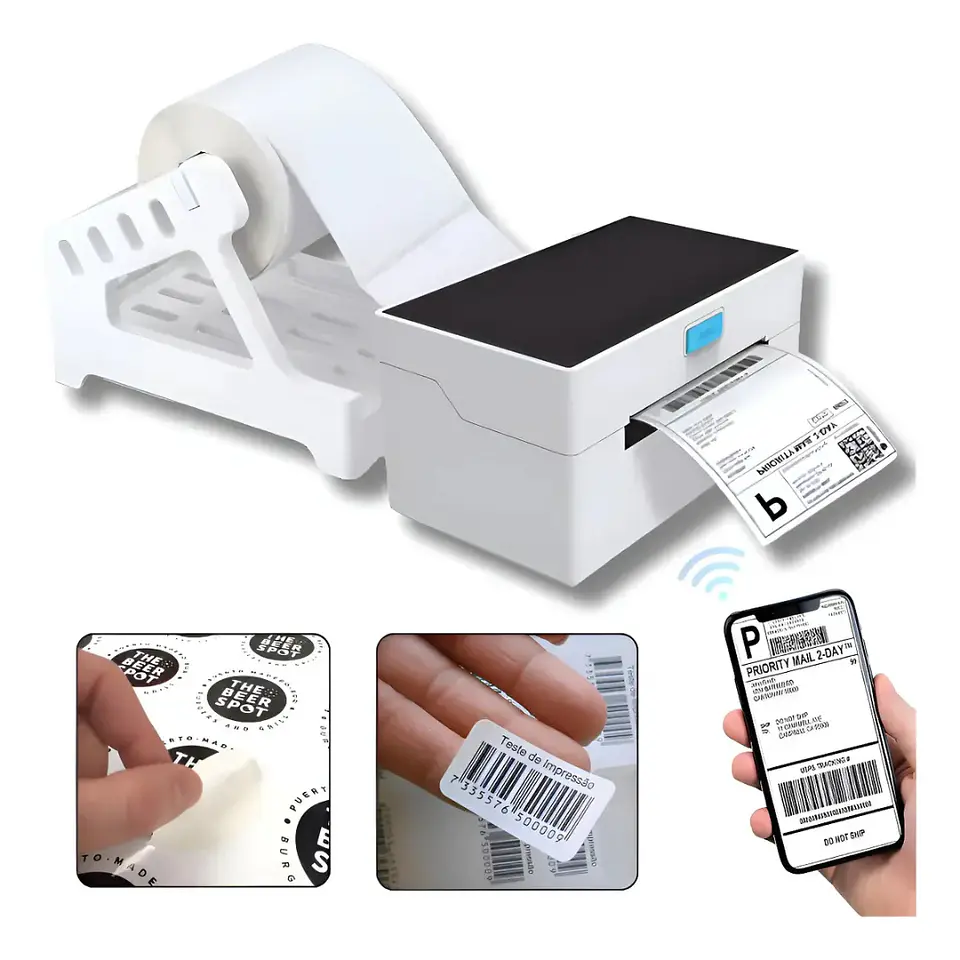 Impresora Térmica De Etiquetas Autoadhesivas Bluetooth /usb  1