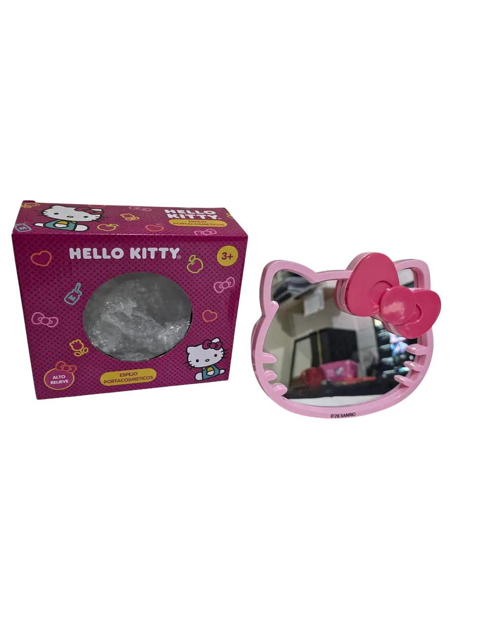 Espejo Tocador Porta Cosméticos Hello Kitty 1