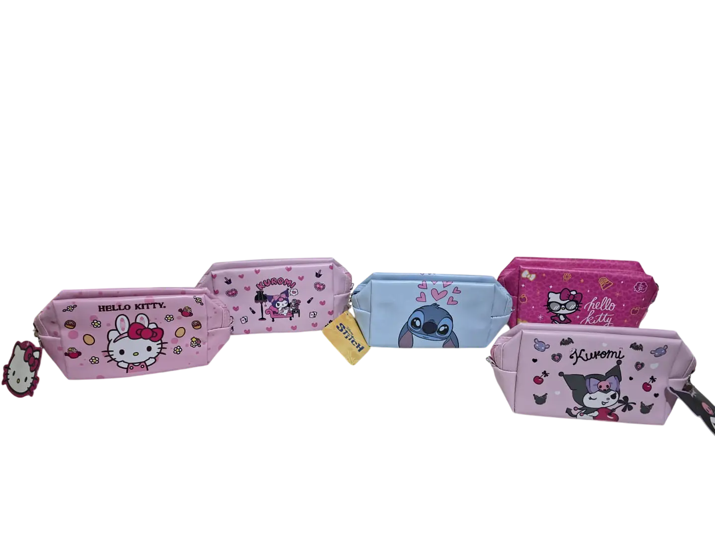 Estuche Cosmetiquero Kuromi / Hello Kitty / Stitch 1