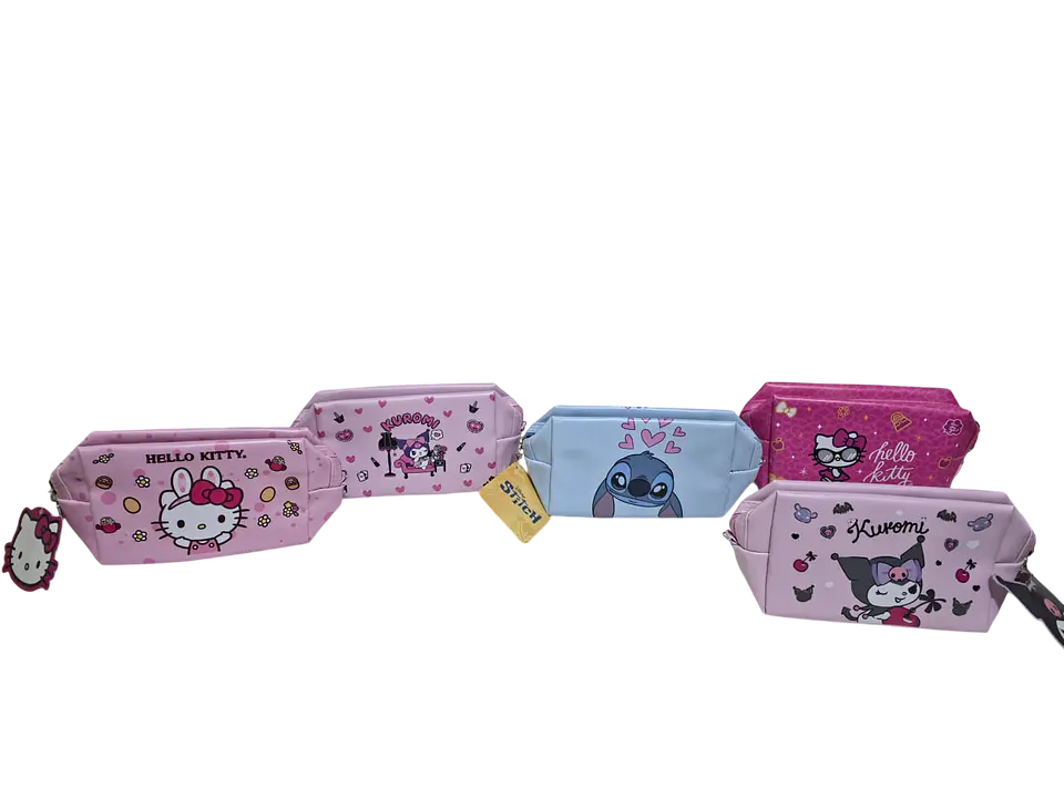 Estuche Cosmetiquero Kuromi / Hello Kitty / Stitch 1