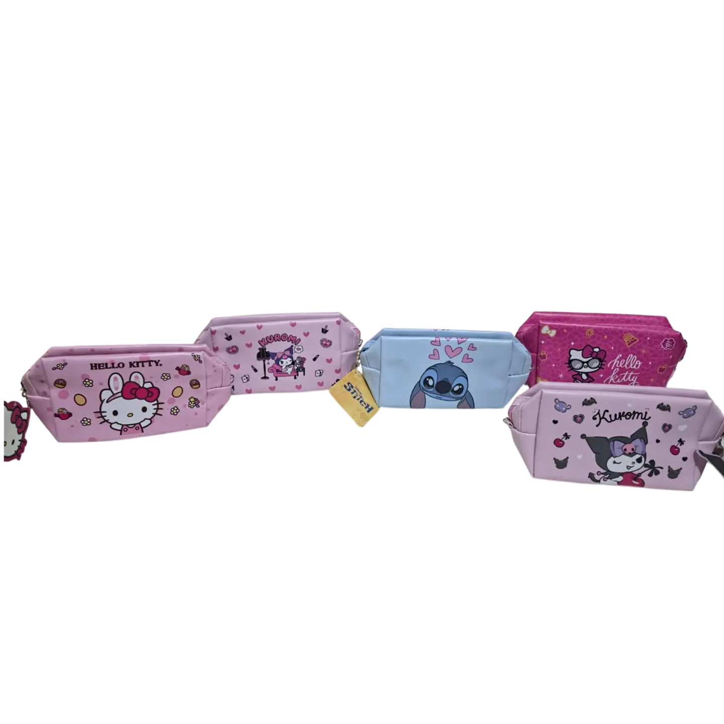 Estuche Cosmetiquero Kuromi / Hello Kitty / Stitch 1