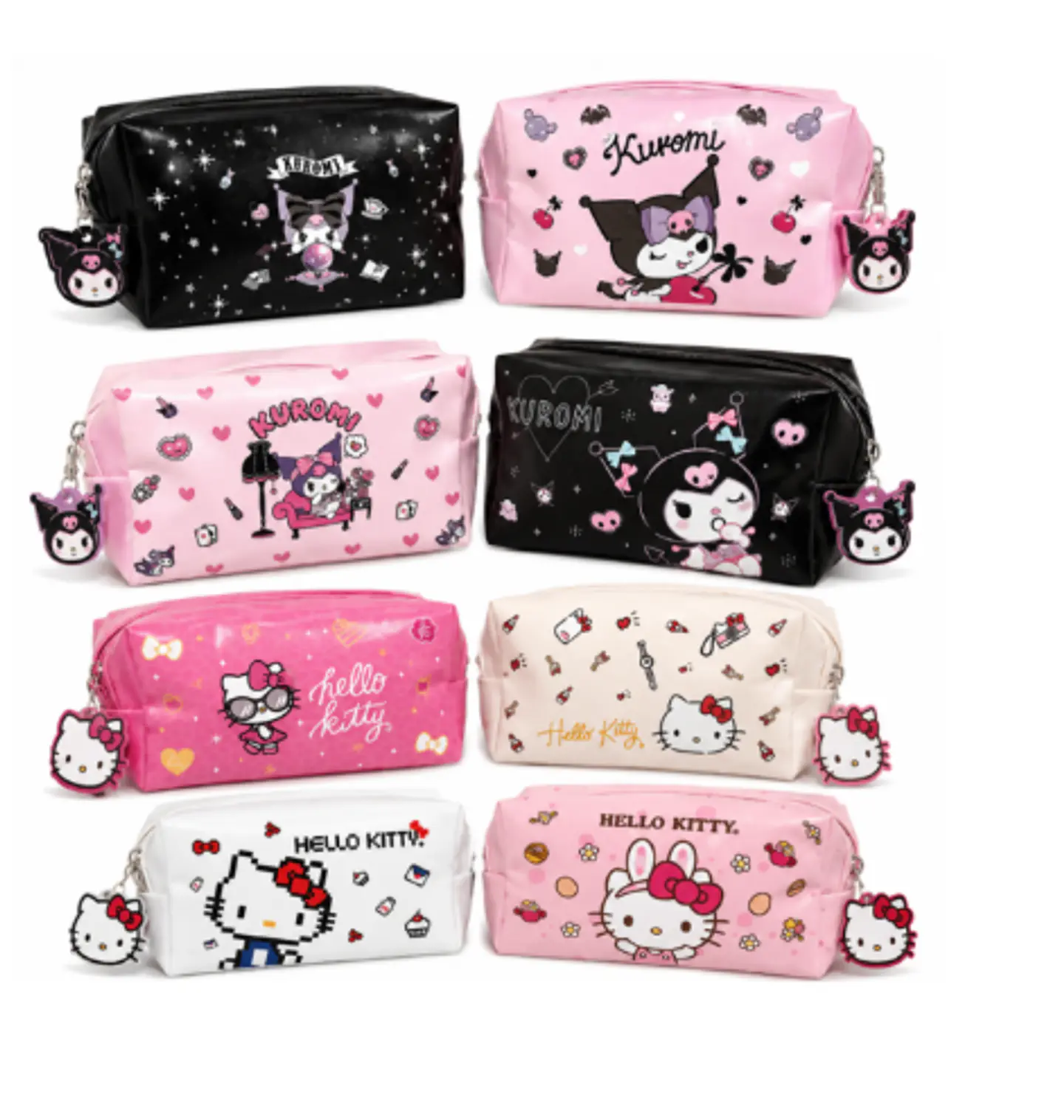 Estuche Cosmetiquero Kuromi / Hello Kitty / Stitch 2