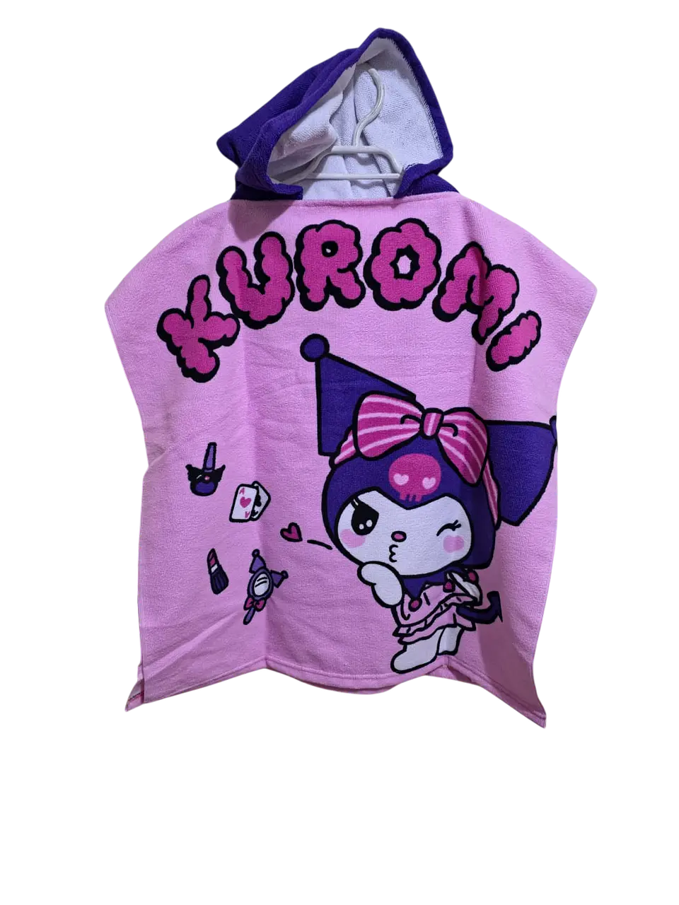 Toalla Con Capucha Infantil Hello Kitty/Kuromi 1