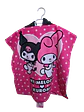 Toalla Con Capucha Infantil Hello Kitty/Kuromi - Miniatura 3