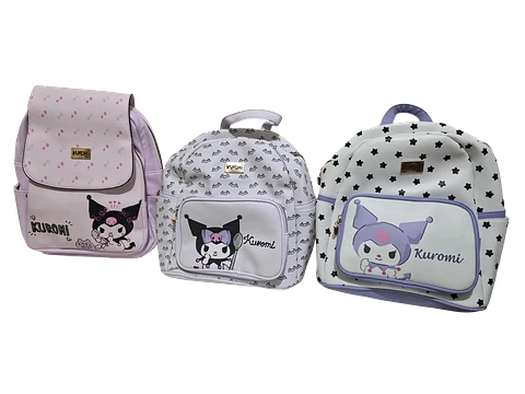 Mochila Cartera Kuromi Eco-Cuero