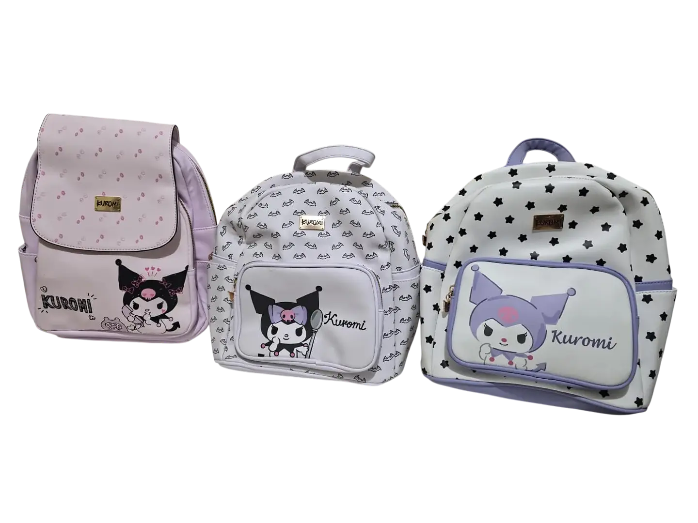 Mochila Cartera Kuromi Eco-Cuero 1