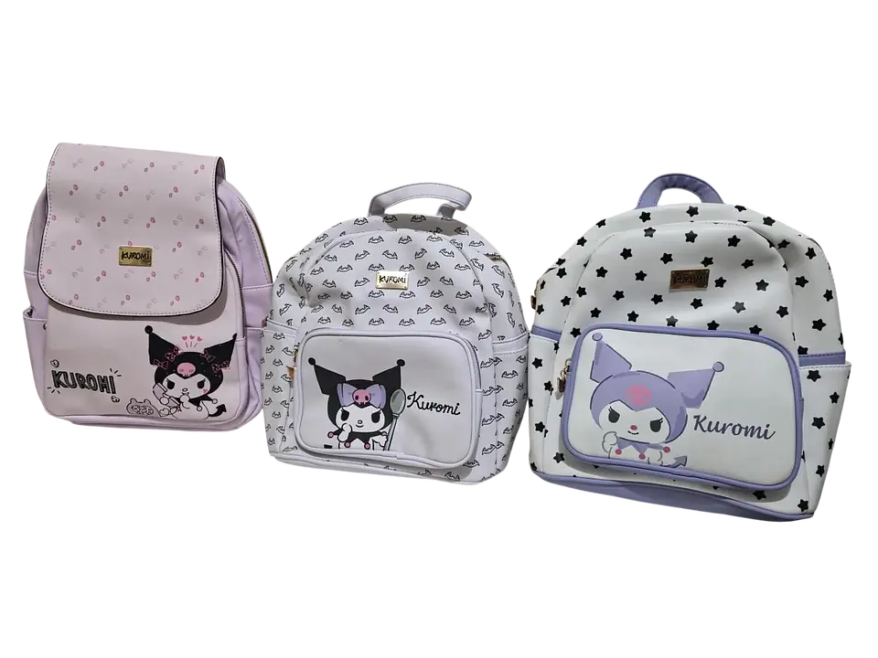 Mochila Cartera Kuromi Eco-Cuero 1