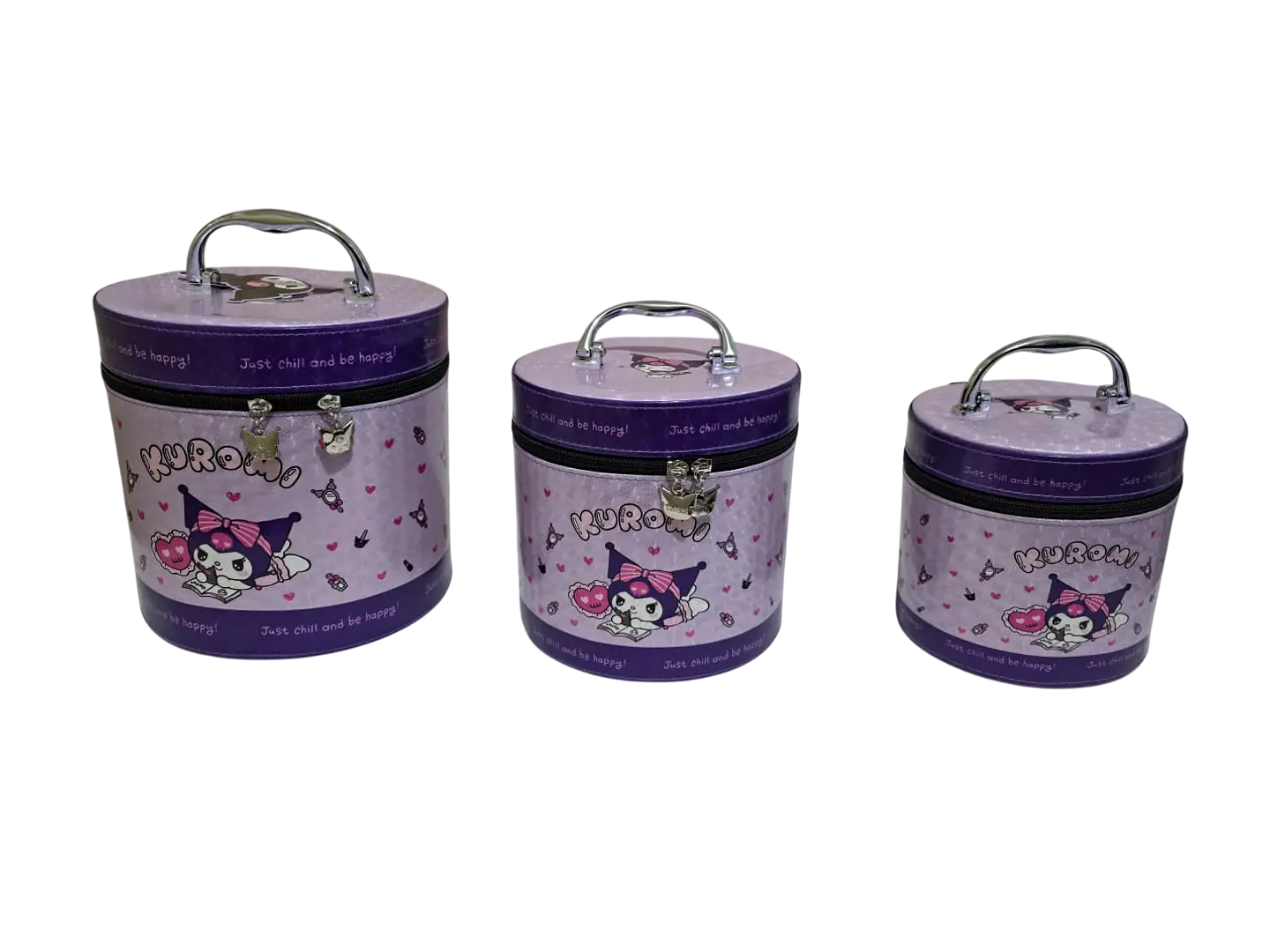 Set 3 Neceser Kuromi Redondo 1