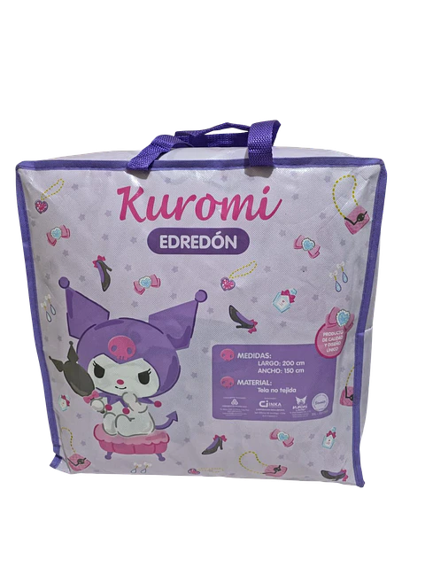 Plumon Cama 1,5 Plaza Kuromi