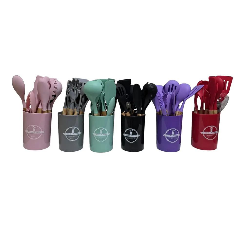 Kit utensilios cocina Silicona Colores 1