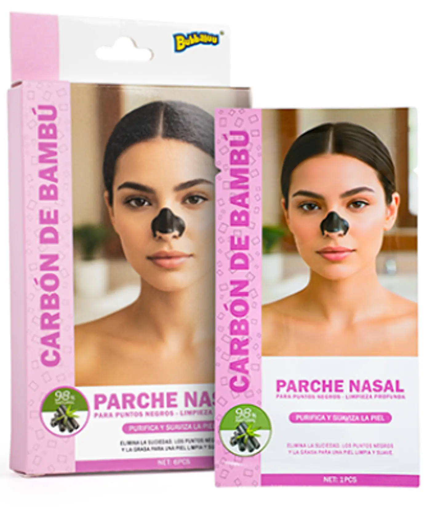 Parche Nasal Carbón de Bambú Bubbaluu 2