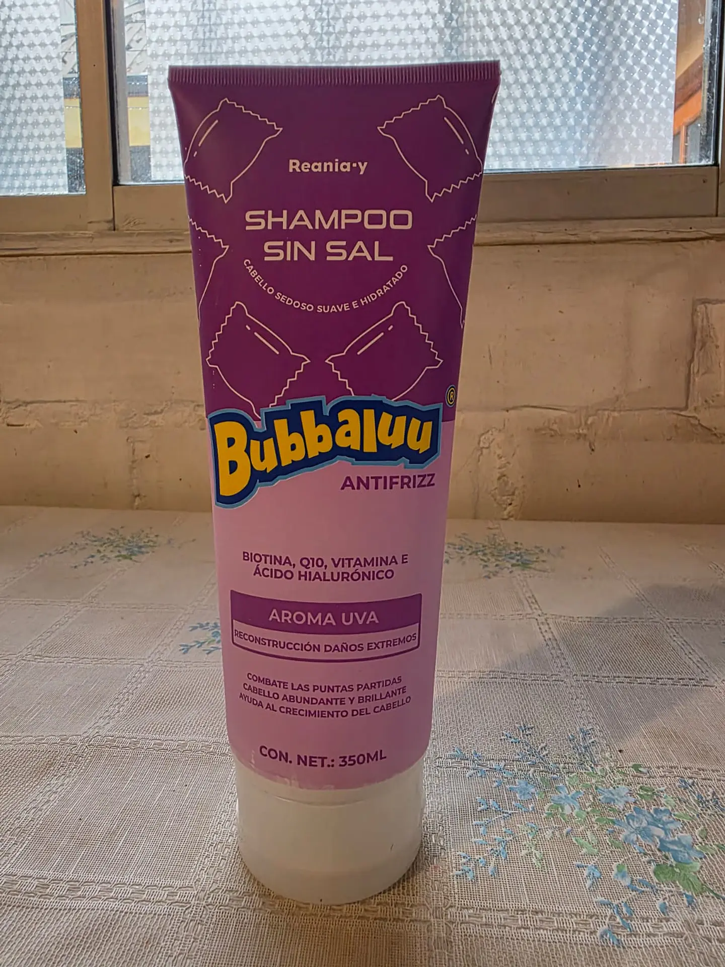 Shampoo  Biotina Bubbaluu 350ml UVA 1