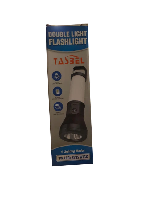 Linterna 3 en 1 Led USB recargable TASBEL
